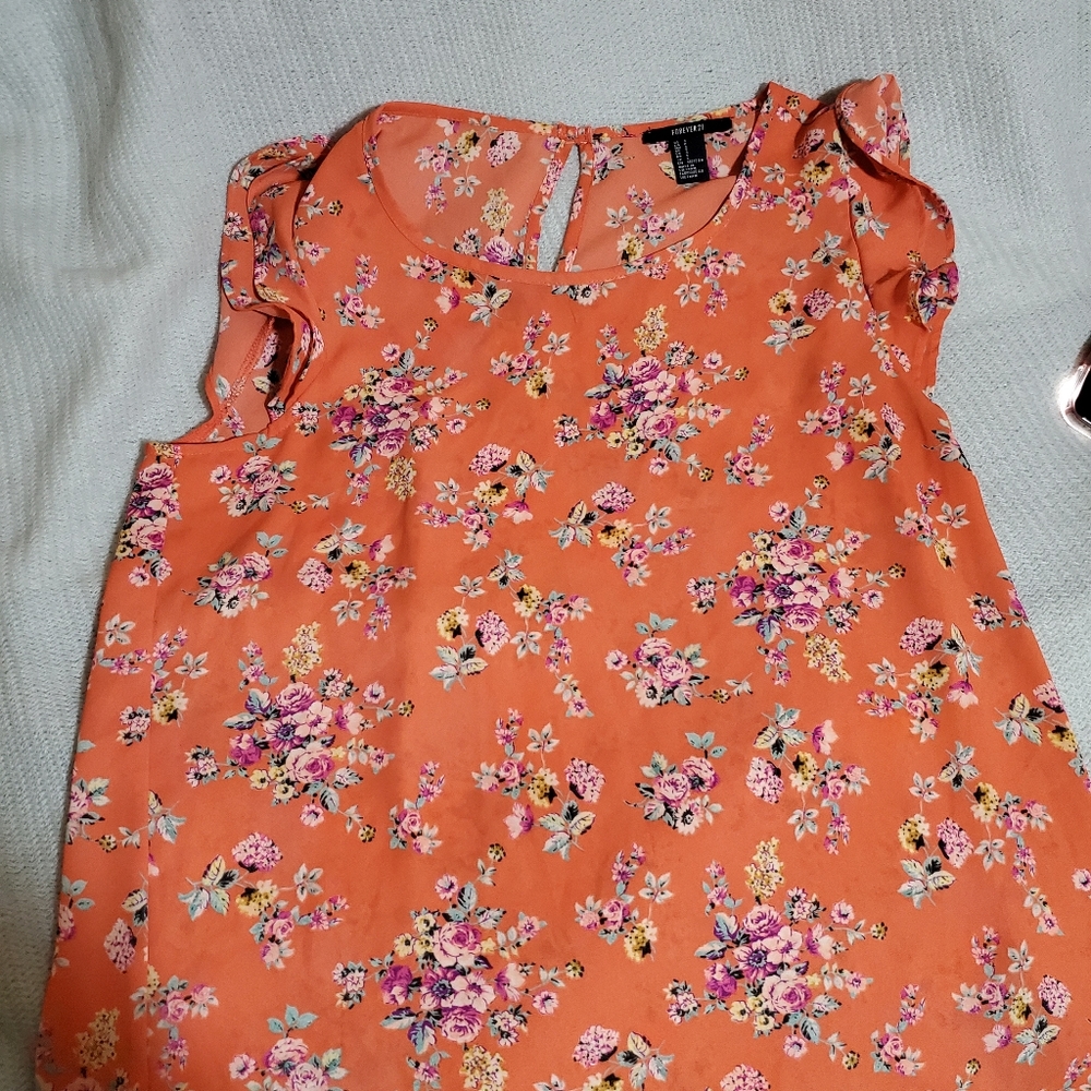 Orange tank top